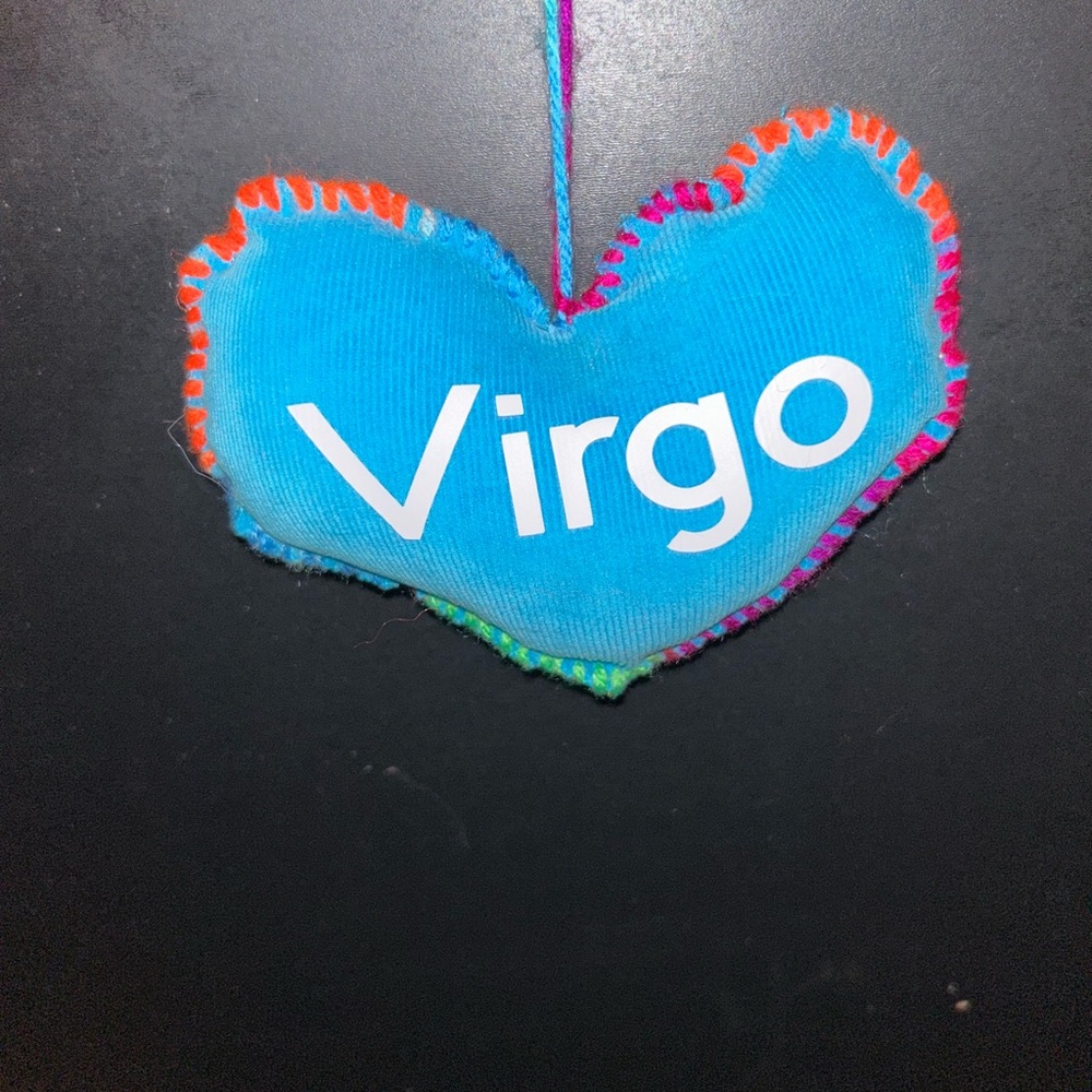 Colorful Virgo Heart Ornament